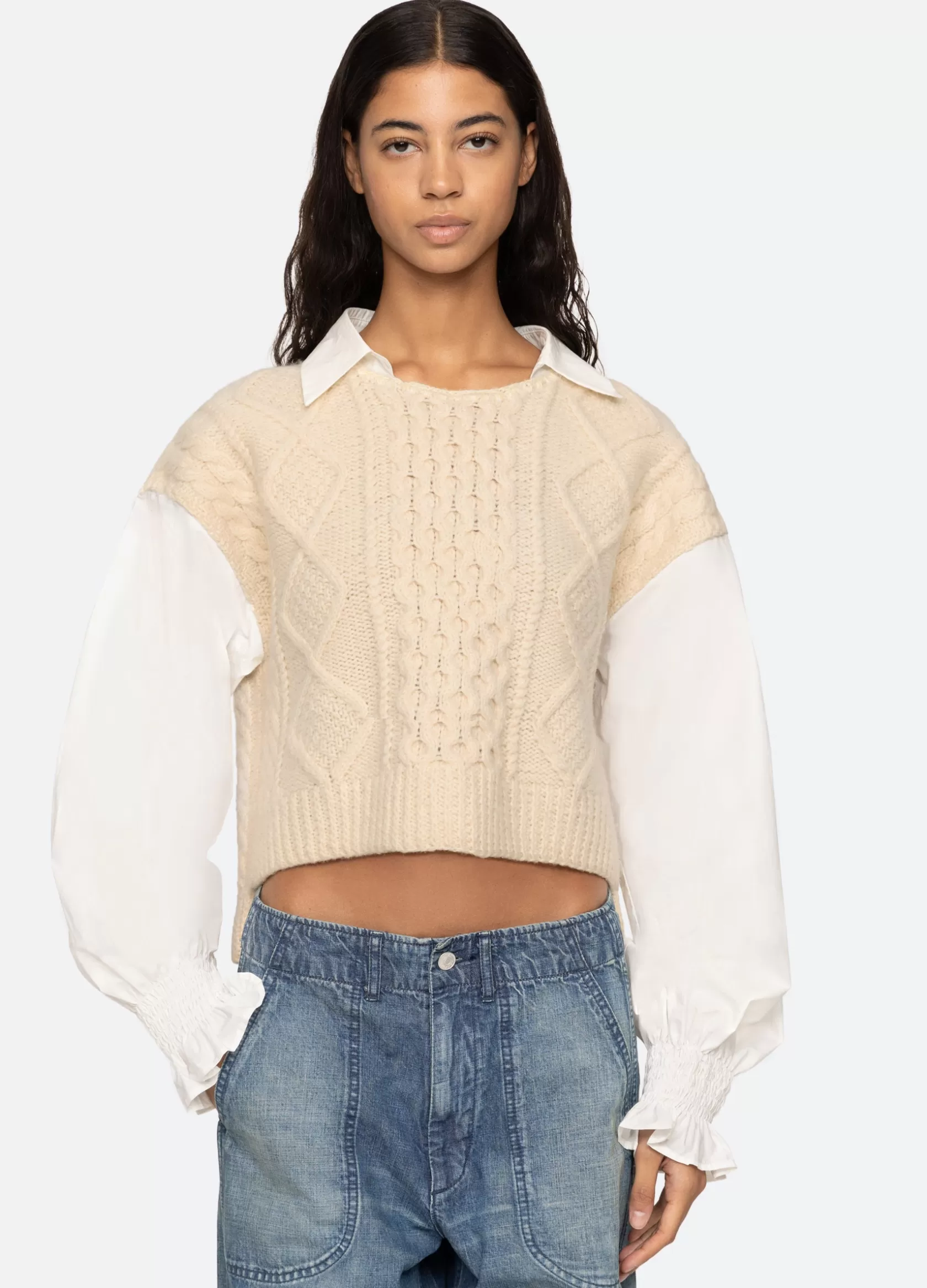 Devana L/S Sweater-Sea New York Fashion