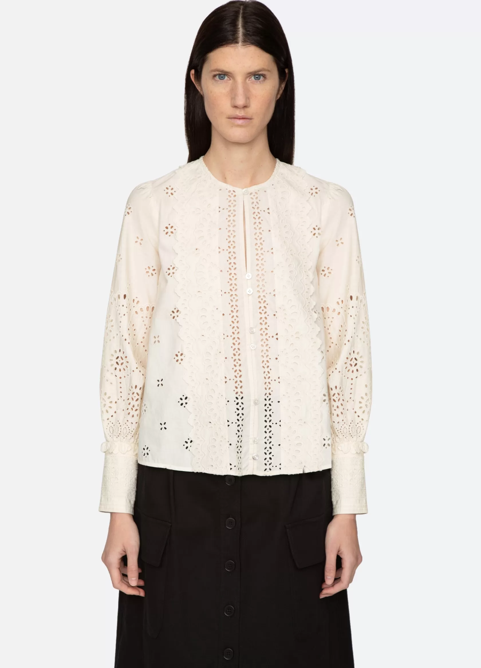 Lainey L/S Top-Sea New York Discount