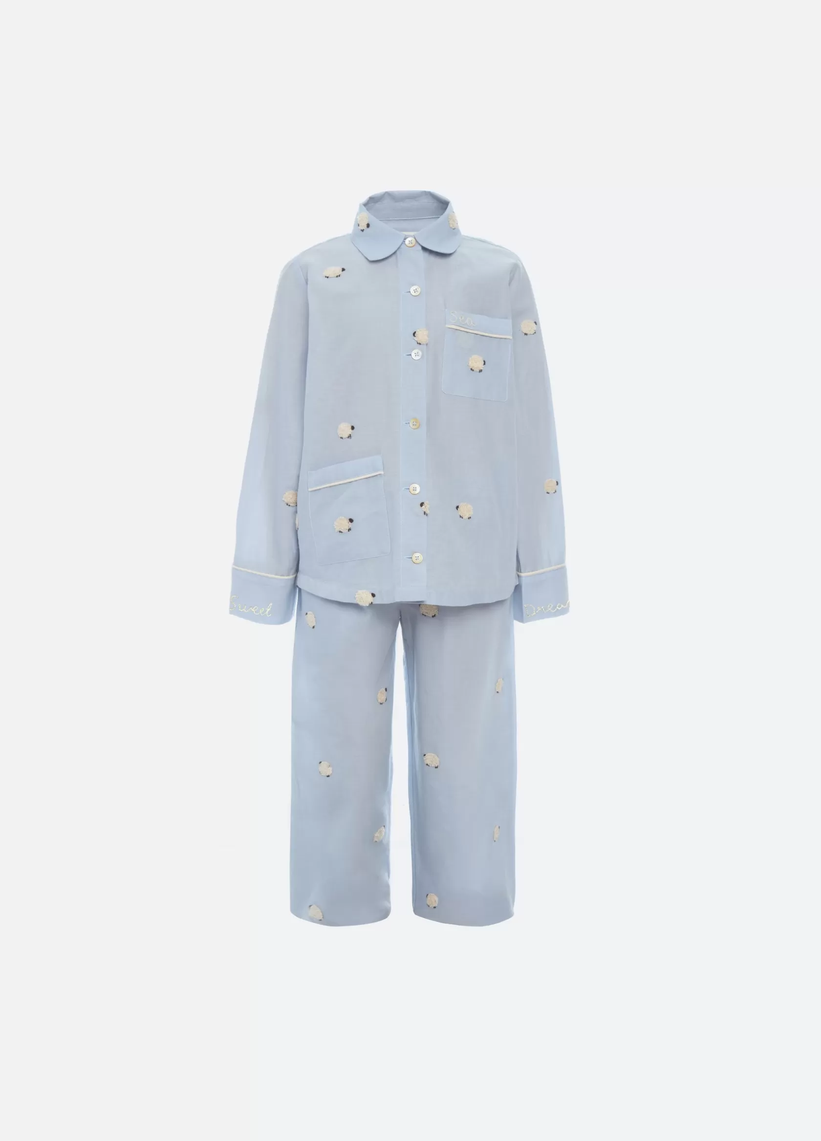 Sheep Kids PJ Set-Sea New York Cheap